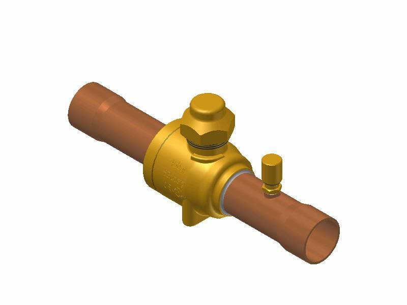 Shut-off ball valve, GBC 28s