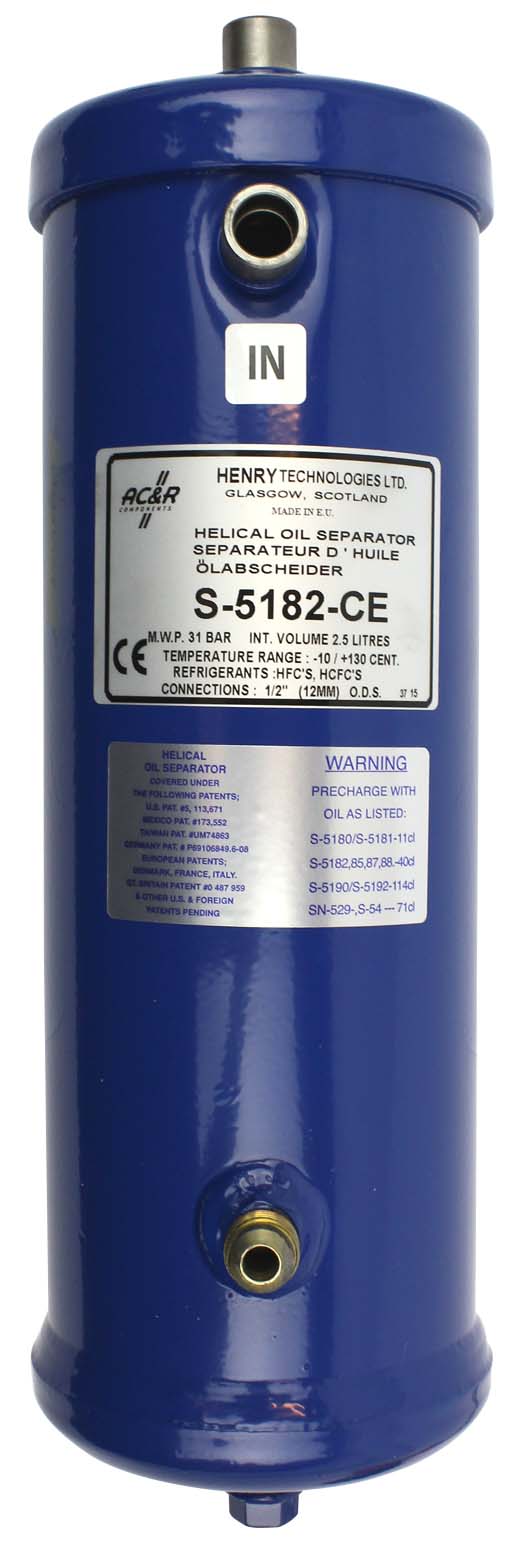 S-5182-CE-1/2  Helical oljeavskiljare