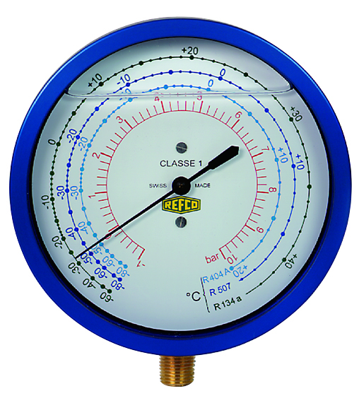 Manometer LP R134A/R404A/R407C  60 mm 1/4" flare 4425708