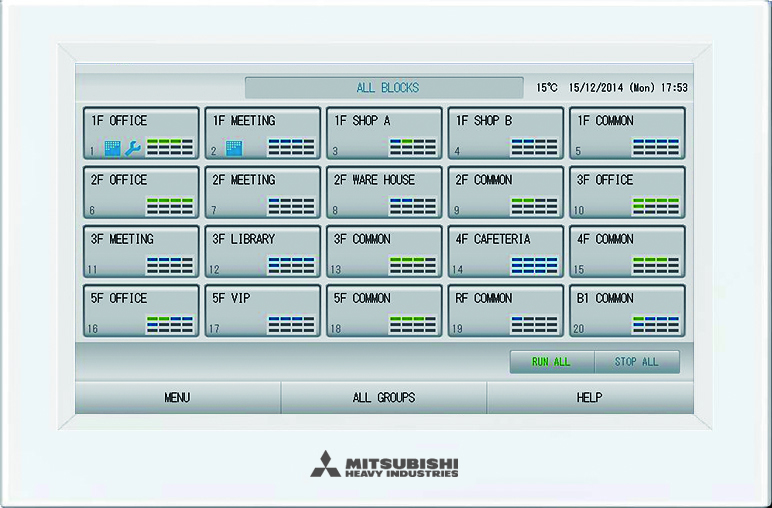 Centralkontroller Mitsubishi