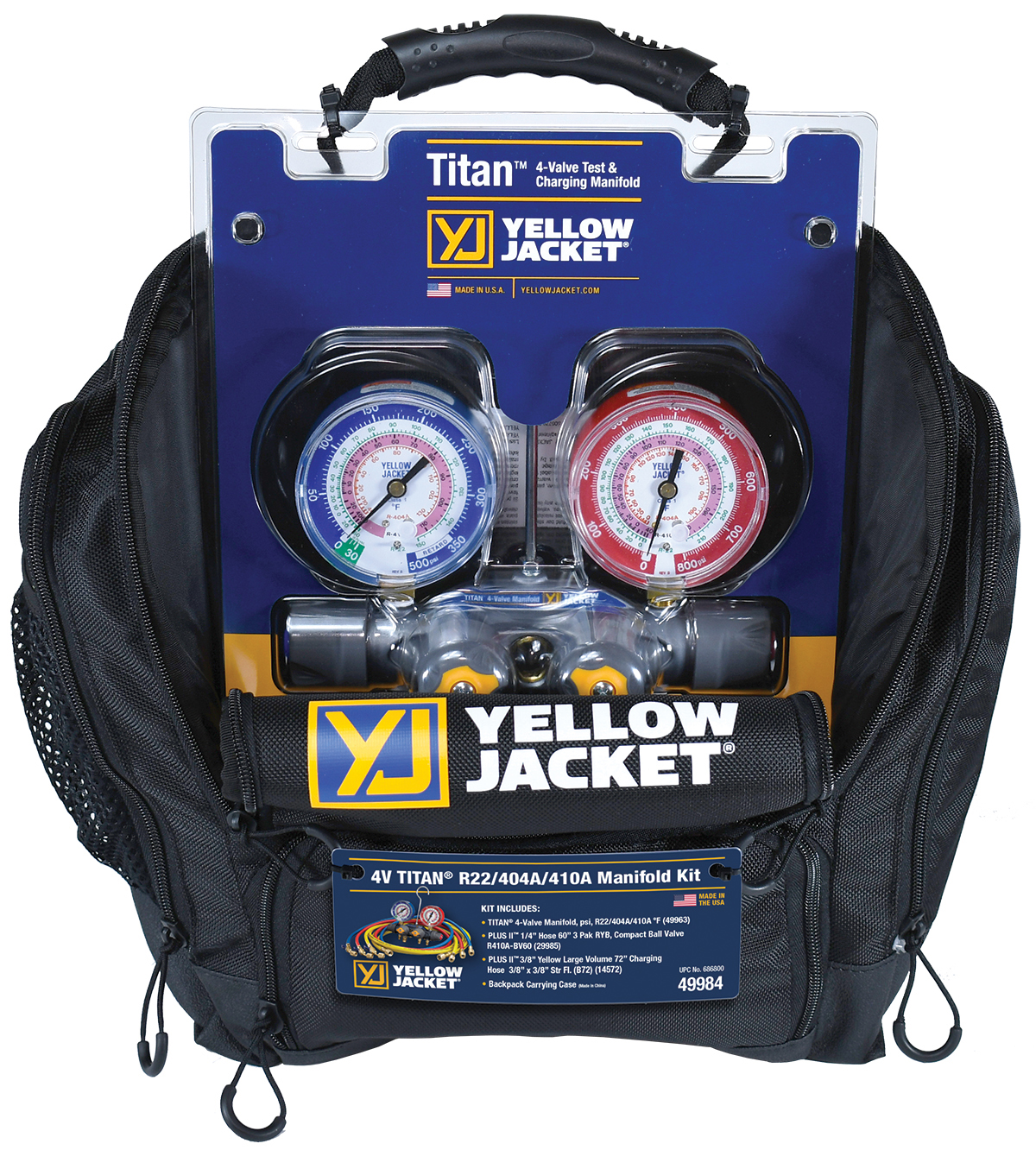 TITAN 4-V 448A/449A/452A Manometerställ Backpack   49942